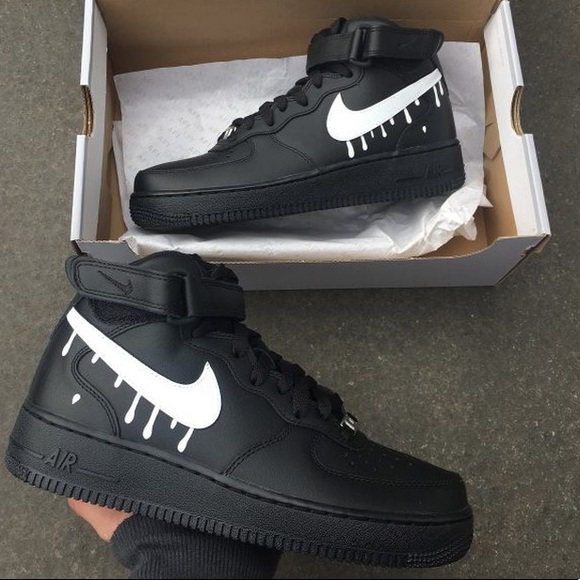 black air force 1 drip